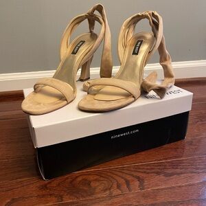 Nine West Women's Tan Heeled Sandals
